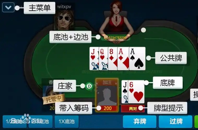 德扑技术算牌，德扑从谁开始发牌